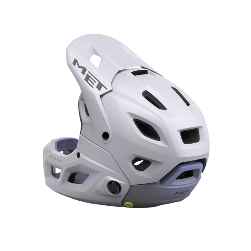 Capacete Met Parachute MCR Cinza Roxo