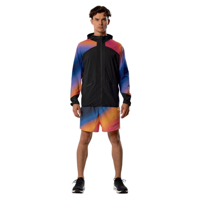 Mizuno Active Alpha Hanabi Jacke Schwarz Rosa