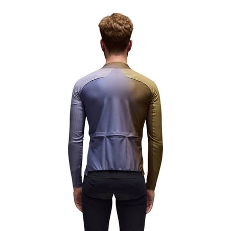 Maillot Q36.5 Gregarius Hybrid Big Fade Verde Morado