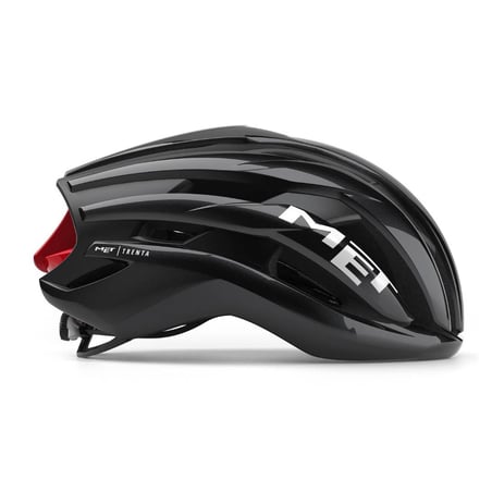 Met Trenta Mips Helm Zwart Rood Glans