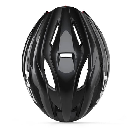 MET Trenta Mips Helm Schwarz Rot Glänzend