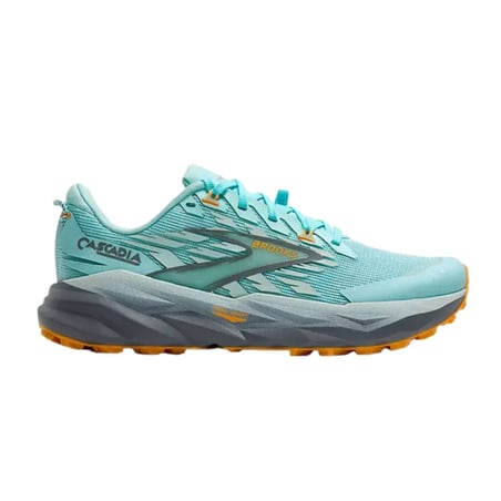 Chaussures Brooks Cascadia 19 Bleu Gris AW25 Femme