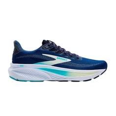 Chaussures Brooks Ghost 17 Bleu Blanc Femme AW25