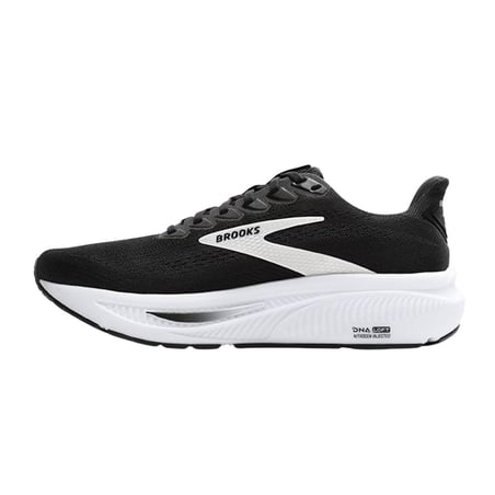 Scarpe Brooks Ghost 17 Nero Bianco Donna AW25