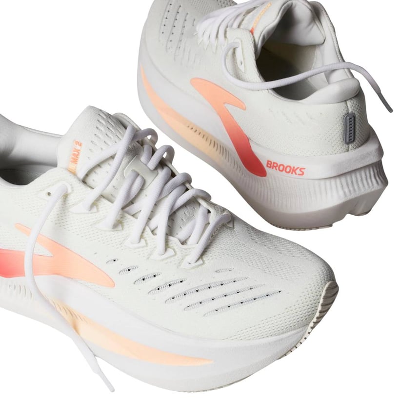 Brooks Glycerin Max 2 Weiß Rosa SS26 Damen