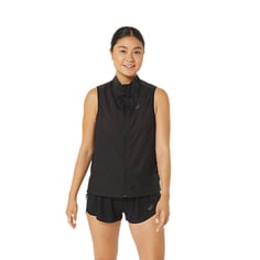 Gilet Asics Metarun Pieghevole Nero Donna