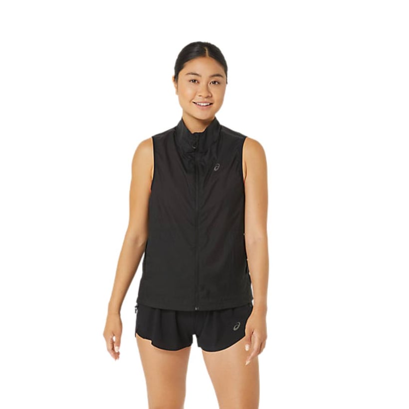 Asics Metarun Opvouwbaar Gilet Zwart Vrouw