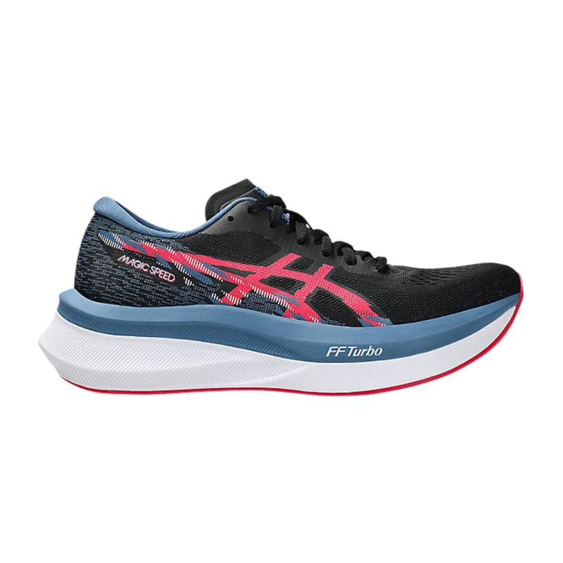 Tênis Asics Magic Speed 4 Preto Rosa AW25 Mulher