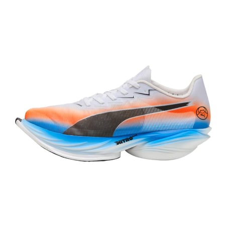 Puma Fast-R NITRO Elite 3 Ekiden Wit Blauw SS26 Schoenen