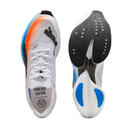 Zapatillas Puma Fast-R NITRO Elite 3 Ekiden Blanco Azul SS26