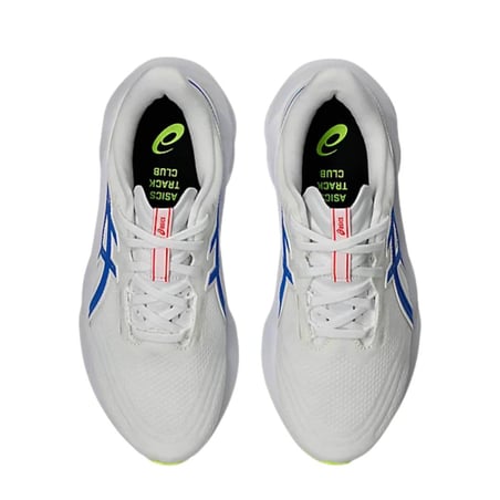 Zapatillas Asics Novablast 5 ATC Blanco Azul AW25 Mujer