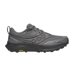 Saucony Peregrine 16 Shoes Grey Black SS26