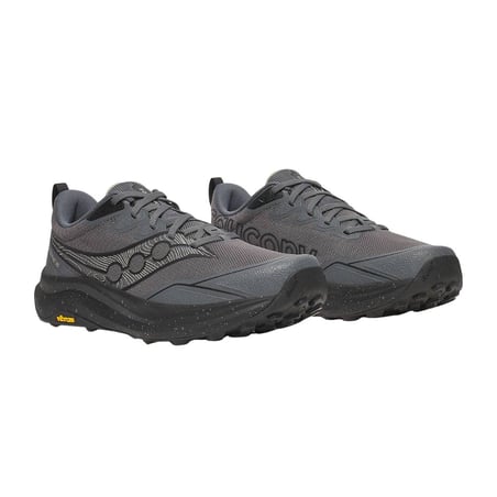 Saucony Peregrine 16 Schuhe Grau Schwarz SS26