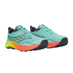Ténis Saucony Peregrine 16 Azul Laranja SS26 2