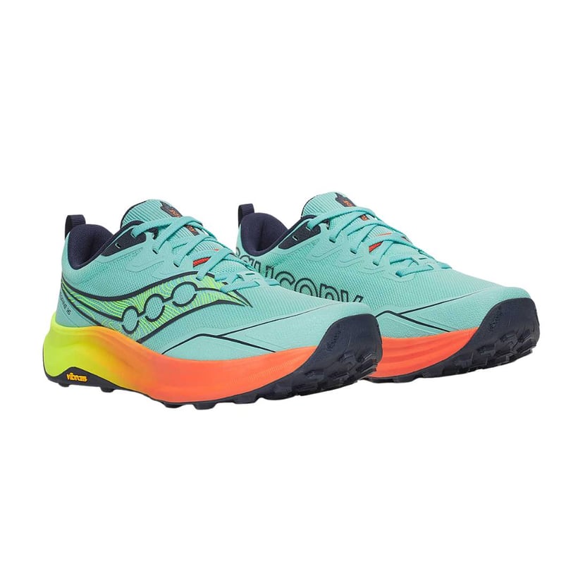Zapatillas Saucony Peregrine 16 Azul Naranja SS26