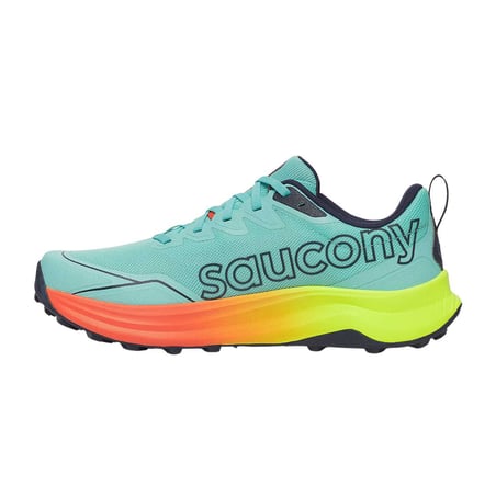 Saucony Peregrine 16 Schoenen Blauw Oranje SS26