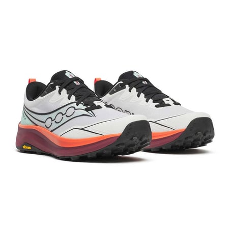 Saucony Peregrine 16 Schoenen Wit Kastanjebruin SS26