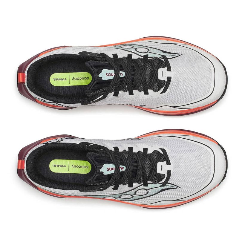 Saucony Peregrine 16 Shoes White Garnet SS26