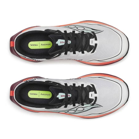 Zapatillas Saucony Peregrine 16 Blanco Granate SS26