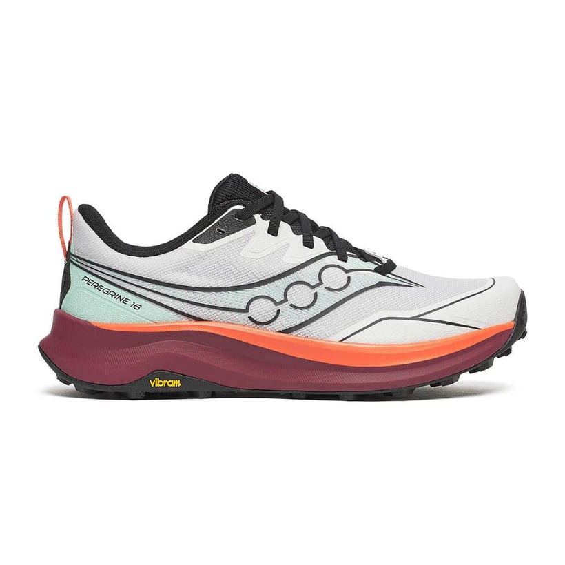 Saucony Peregrine 16 Schoenen Wit Kastanjebruin...