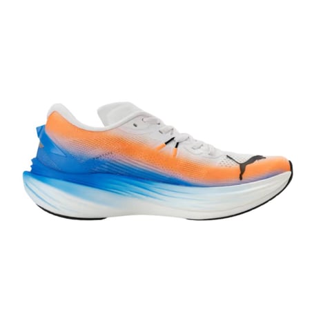 Tênis Puma Deviate Nitro 3 Ekiden Branco Azul SS26