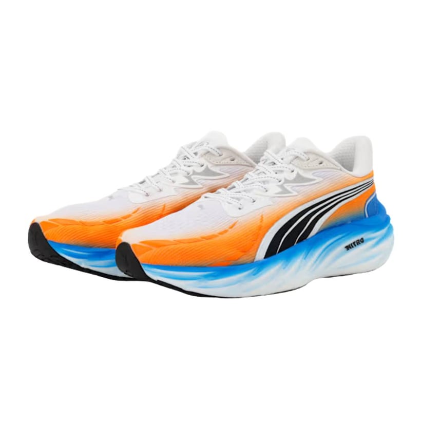 Puma Velocity Nitro 4 Ekiden Wit Blauw SS26...