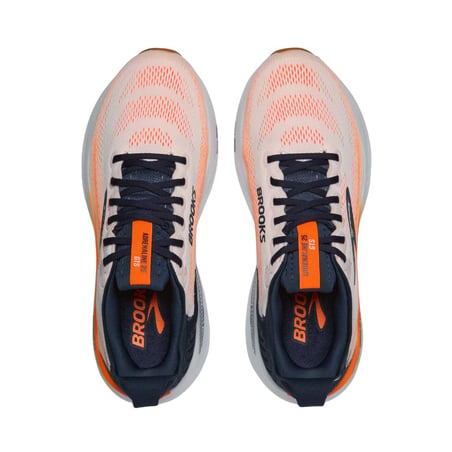 Brooks Adrenaline GTS 25 White Orange SS26 Shoes