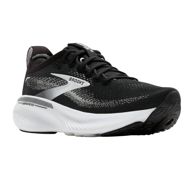 Ténis Brooks Adrenaline GTS 25 Preto Branco SS26