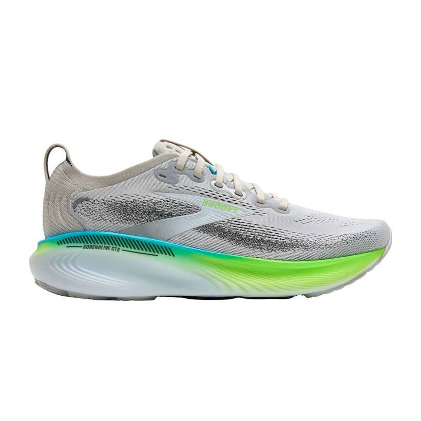 Tênis Brooks Adrenaline GTS 25 Cinza Verde SS26