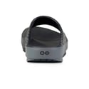 Oofos Recovery Ooahh Sport Black Gray Unisex Sandals