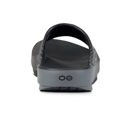Oofos Recovery Ooahh Sport Black Gray Unisex Sandals