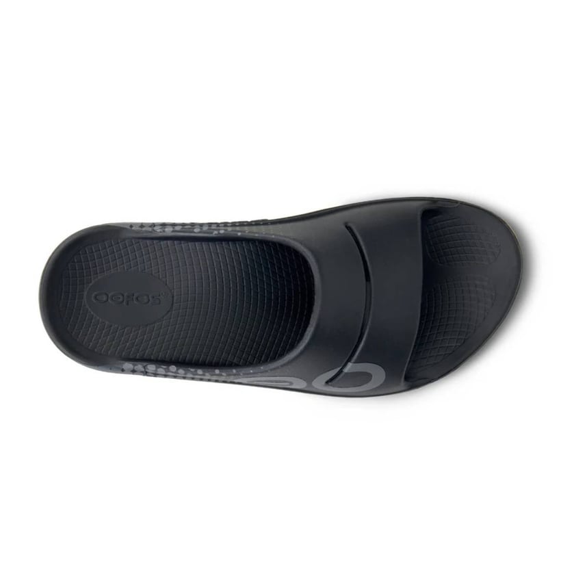 Oofos Recovery Ooahh Sport Black Gray Unisex...