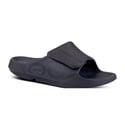 Sandália Oofos Recovery Ooahh Sport Ajustável Preto Unissex