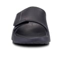 Unisex Oofos Recovery Ooahh Sport Adjustable Black Sandals