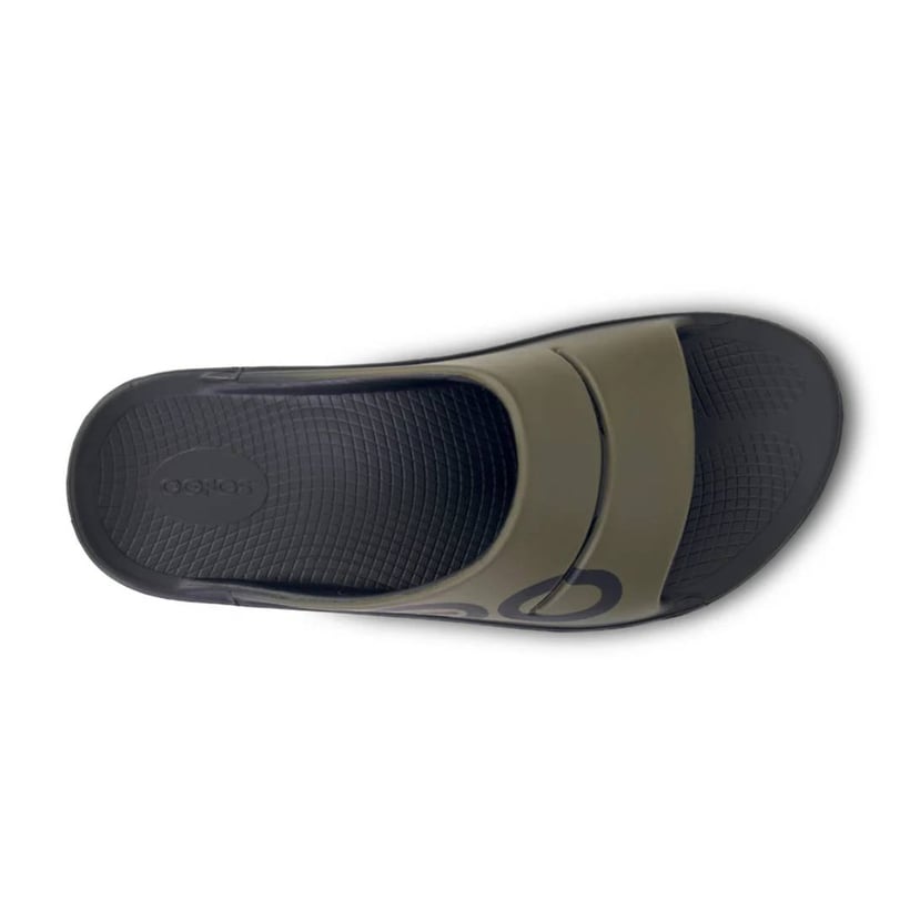 Oofos Recovery Ooahh Sport Sandals Green Black...