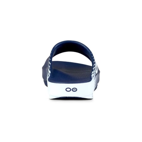 Oofos Recovery Ooahh Sport Sandals Blue White Unisex