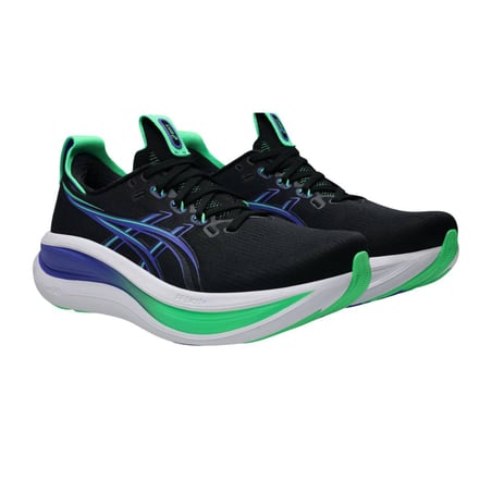 Asics Gel-Nimbus 28 Schoenen Zwart Blauw SS26