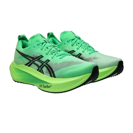 Chaussures Asics Megablast Ekiden Vert Noir SS26 Unisexe