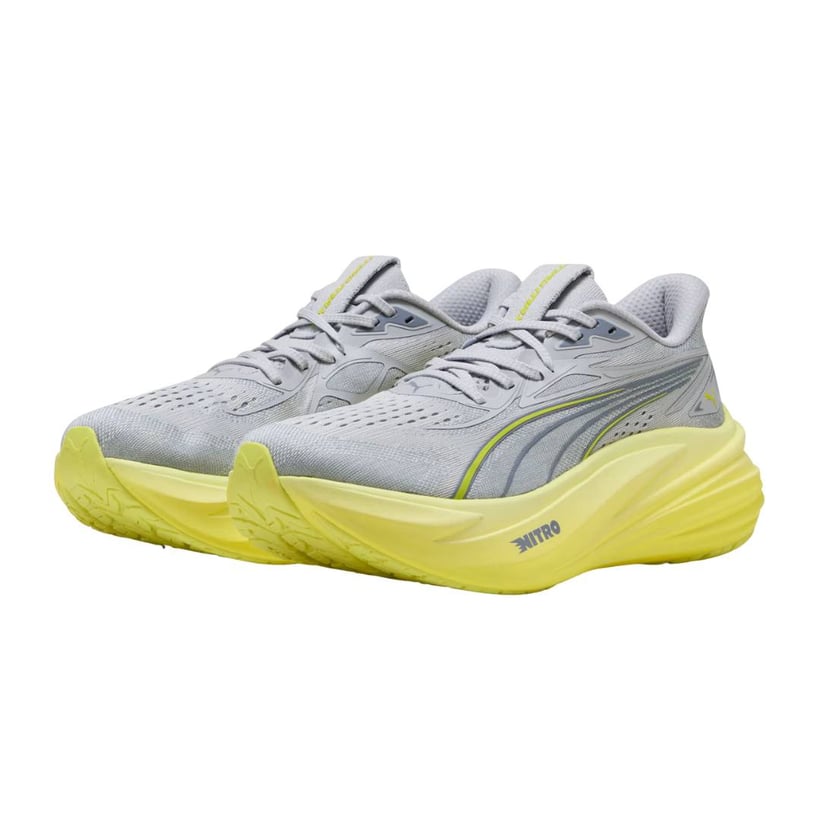 Buty biegowe Puma MagMax NITRO 2 szaro-żółte SS26