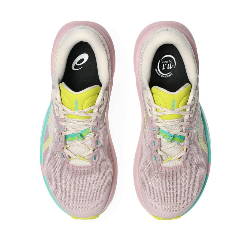 Chaussures Asics Trabuco 14 Rose Jaune SS26 Femme