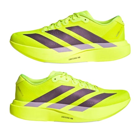 Adidas Adizero EVO SL Woven Yellow Purple SS26 Shoe