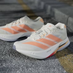 Adidas Adizero Boston 13 Beige Orange SS26 Women's Shoes 2