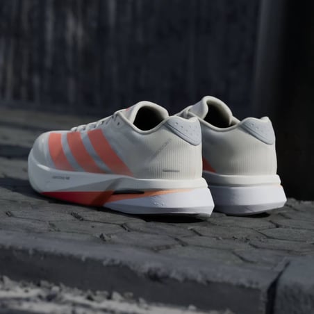 Zapatillas Adidas Adizero Boston 13 Beige Naranja SS26