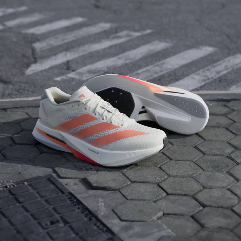 Zapatillas Adidas Adizero Boston 13 Beige...