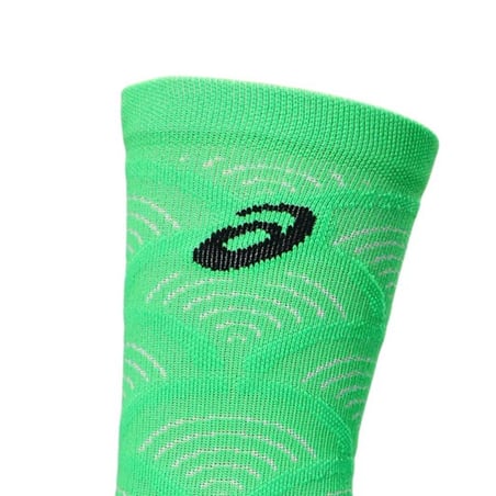 Asics Performance Run Crew Ekiden Green Black Socks