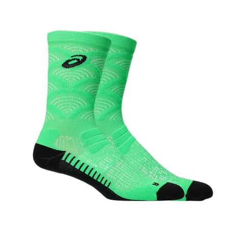 Asics Performance Run Crew Ekiden Green Black Socks