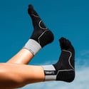 Lurbel Tiwar Toe Three Socken Schwarz Grau