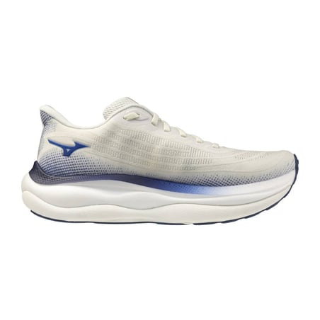 Mizuno Wave Sky 9 Beige Blauw SS26 schoenen