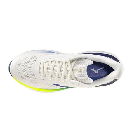 Mizuno Wave Sky 9 Beige Blauw SS26 schoenen