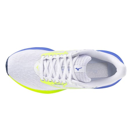 Scarpe Mizuno Wave Rider 29 Bianco Blu SS26 Donna